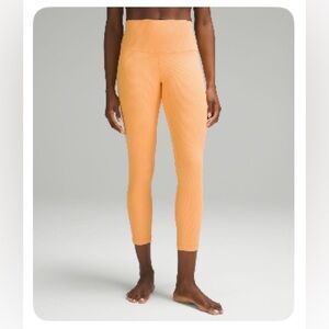 Lululemon Align Ribbed High-Rise Pant 25” - Mango Dream